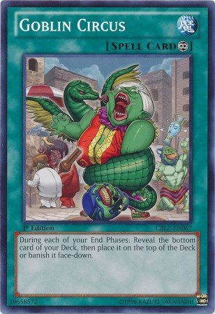 Amazon.com: YU-GI-OH! - Goblin Circus (CBLZ-EN067) - Cosmo Blazer